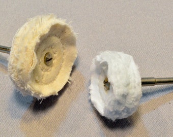 Buffing Wheel Kit for Dremel and Foredom hand held machines - jewelry making tool, polymer clay finishing tool