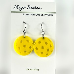 Pickleball Acrylic Earrings - Pickleballer -  Sport Earrings - Gift - Gifts for Her - Gift under 20 dollars - Unique Pickleball Gift