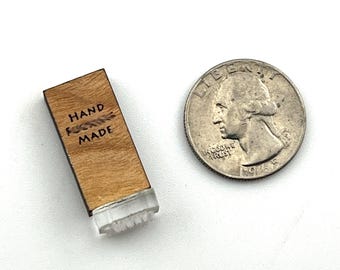 Hand F'ing Made Artist's Acrylic Stamp, Stamp for Polymer Clay, Acrylic Stamp for Pottery, Maker's Stamp, Metal Clay Stamp