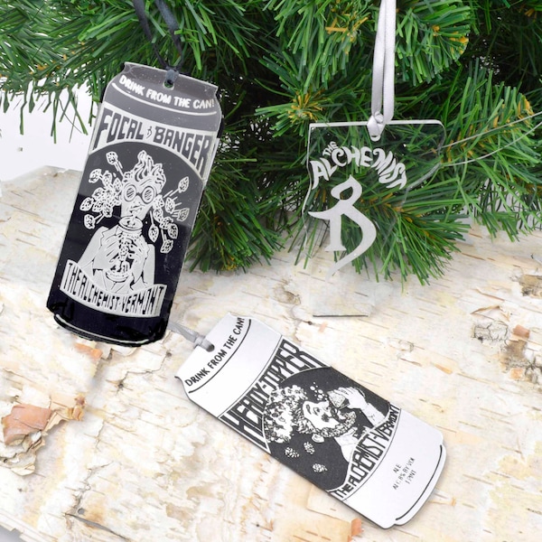 HEADY TOPPER - Focal Banger - Alchemist Brewery Acrylic Ornaments - Christmas Tree Ornament - Craft Beer Gifts -  Hop Head Accessories