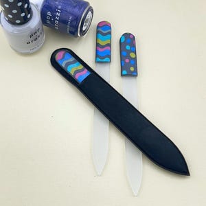 Czech Crystal Nail File  - Great Gift - Gift under 20 - Manicure Gift- Secret Santa - Nail Art