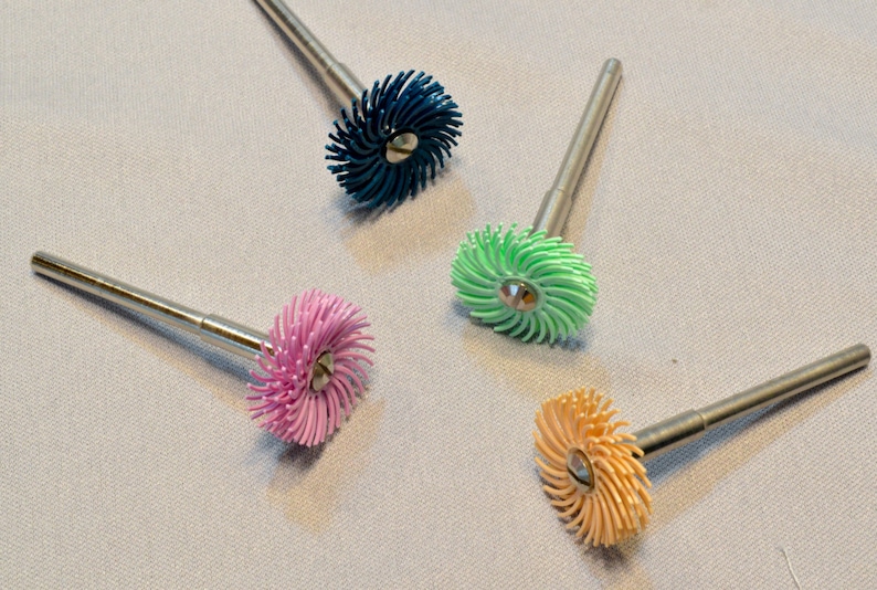 3M Radial Bristle Discs for Dremel and Foredom hand held Etsy