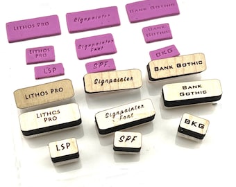 Custom Acrylic Stamp, Custom Name Stamp for Clays, Acrylic Stamp for Pottery, Initial Clay Stamp, Maker's Mark