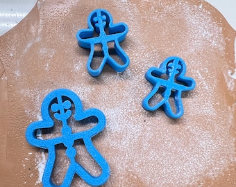 Polymer Clay 3D Printed Cutters - Gingerbread Man Cutter
