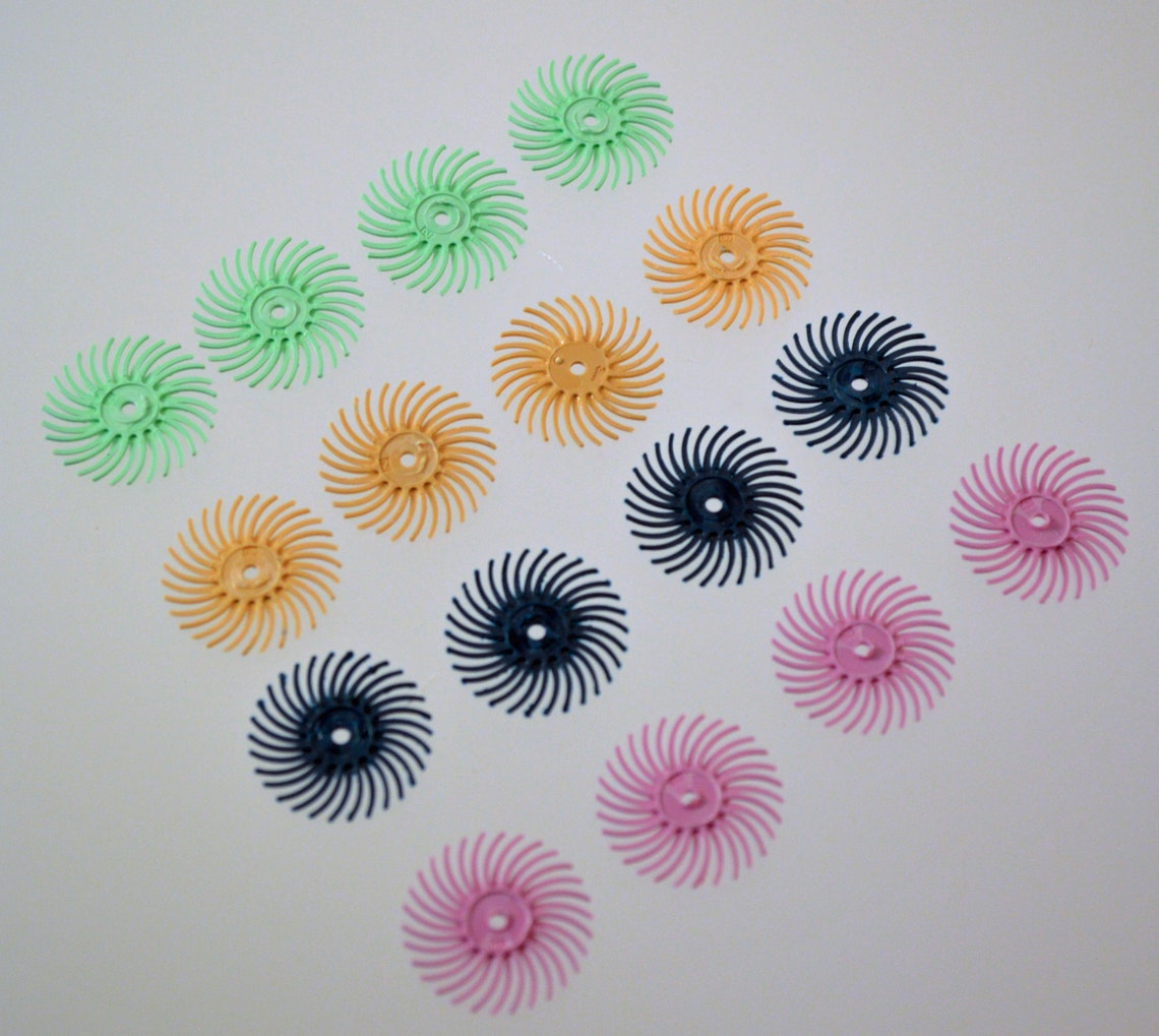 3M Radial Bristle Discs for Dremel and Foredom Hand Held Etsy