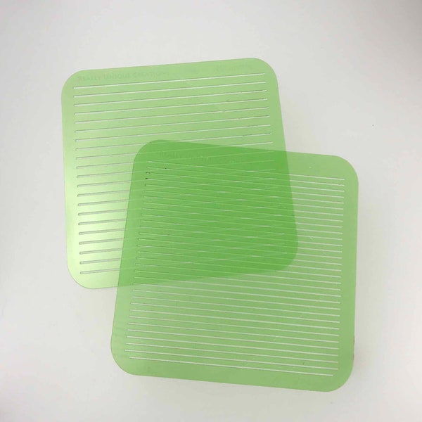 Polymer Clay Scrap Templates - Polymer Clay Tool - Cutting Grid