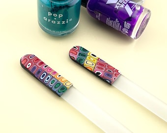 Czech Crystal Nail File  - Great Giftunder 20 - Manicure Gift- Secret Santa - Nail Art
