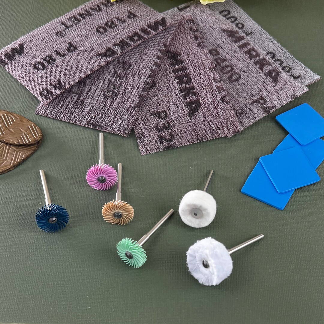 Craftcast I LOVE TOOLS Finishing Kit - Cotton Buff - Felt Buff - 3M ...