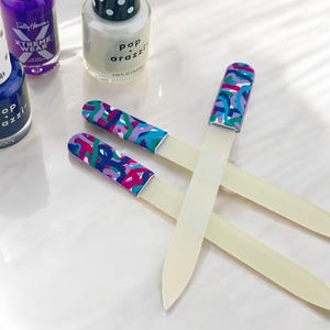 Czech Crystal Nail File  - Great Gift - Gift under 20 - Manicure Gift- Secret Santa - Nail Art