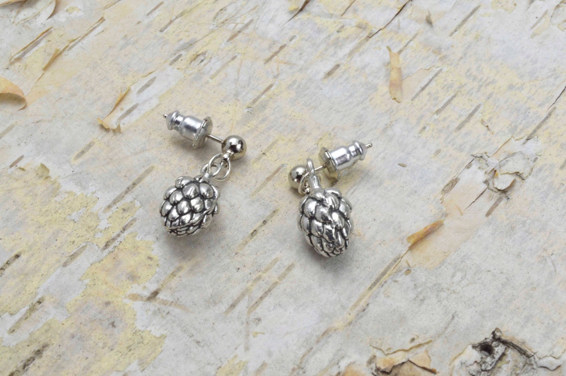Metal Hop Earrings Beer Diva Jewelry Hops Jewelry Beer - Etsy