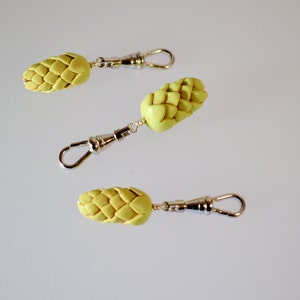Hops Zipper Pull - Beer Gear -The ORIGINAL Hop Jewelry - Hop Head Accessories - Beer Geek Gift