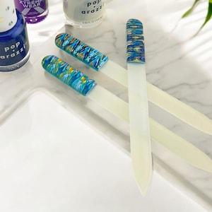Czech Crystal Nail File  - Great Gift - Gift under 20 - Manicure Gift- Secret Santa - Nail Art