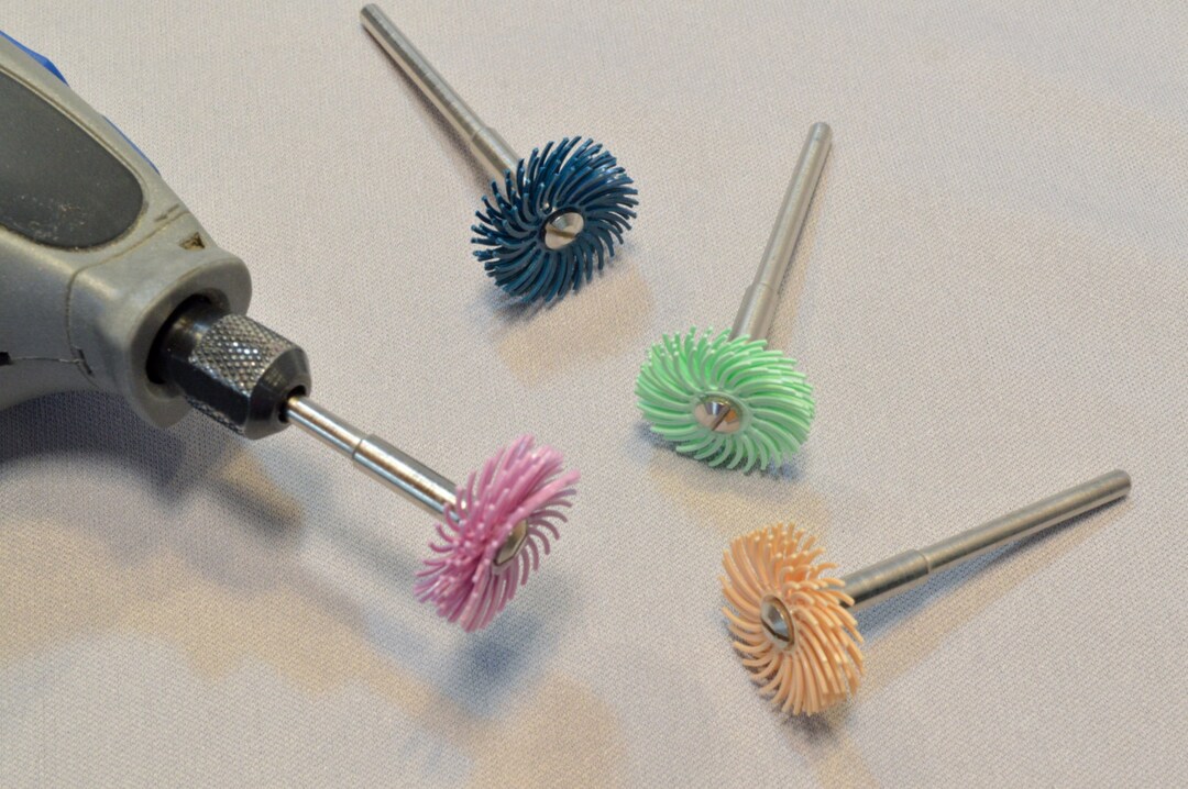 3M Scotchbrite™ Radial Bristle Discs for Dremel and Foredom Hand Held Machines Jewelry Making