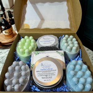 Men&#39;s Spa Gift Box, Unique Gift Box for Husband, Gift Set for Him, Father&#39;s Day Gift, Men&#39;s Soap Bar Set, Graduation Thank You Soap Set