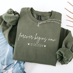 Custom Bride Sweatshirt, Bride Personalized Sweatshirt, Newlywed Gift, Bride Sweatshirt, Mrs. Custom, Future Mrs., Engagement Gift