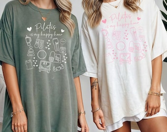 Camiseta de pilates, regalo de pilates, camiseta de pilates, pilates lindo, camiseta divertida de pilates, instructor de pilates, amante de pilates, camiseta de colores cómodos
