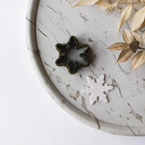 Snowflake clay cutter / Polymer Clay Cutter / Christmas holiday cutter / 3D printed Polymer Clay Tools / Jewelry Making / Craft tool