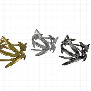 Bamboo Pewter Napkin Ring Set of 4 Inspired by Nature