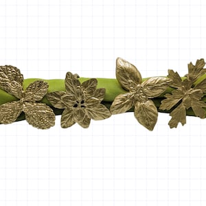 Italian Herbs Assorted Pewter Napkin Rings Set of 4 Basil Persley Oregano Mint Inspired by Nature