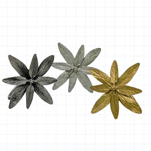 Sage Herb Pewter Napkin Ring Set of 4 Inspired by Nature