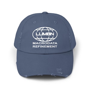 Severance Baseball Cap | Lumon Industries Macrodata Refinement (MDR) Distressed Cap | Trendy Casual Everyday Wear & Street Style Fashion