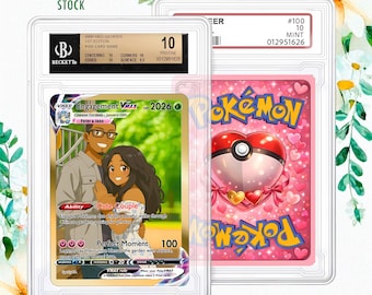 Personalized Pokemon Cards in Graded Slab. Unique Gift for Couples, Weddings, Him or Her, and Special Milestones in Hard Case, Anniversary - Etsy Personalized Pokemon Cards in Graded Slab. Unique Gift for Couples, Weddings, Him or Her, and Special Milestones in Hard Case, Anniversary - Etsy