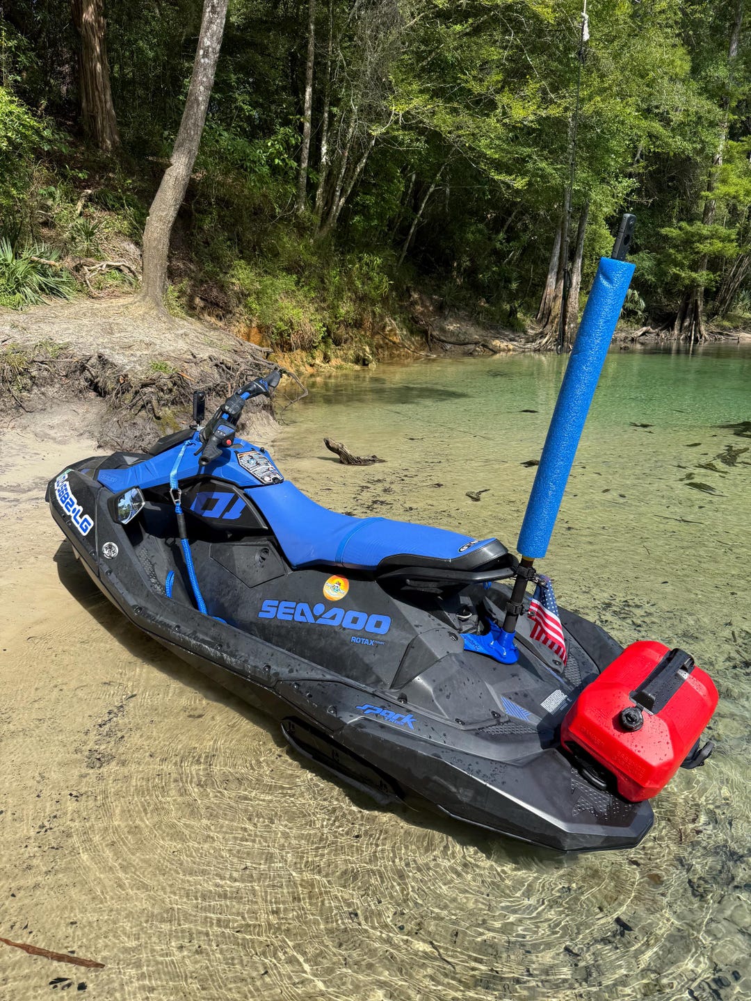 Seadoo Spark Flag and Camera Mount for Insta 360, Gopro Extra