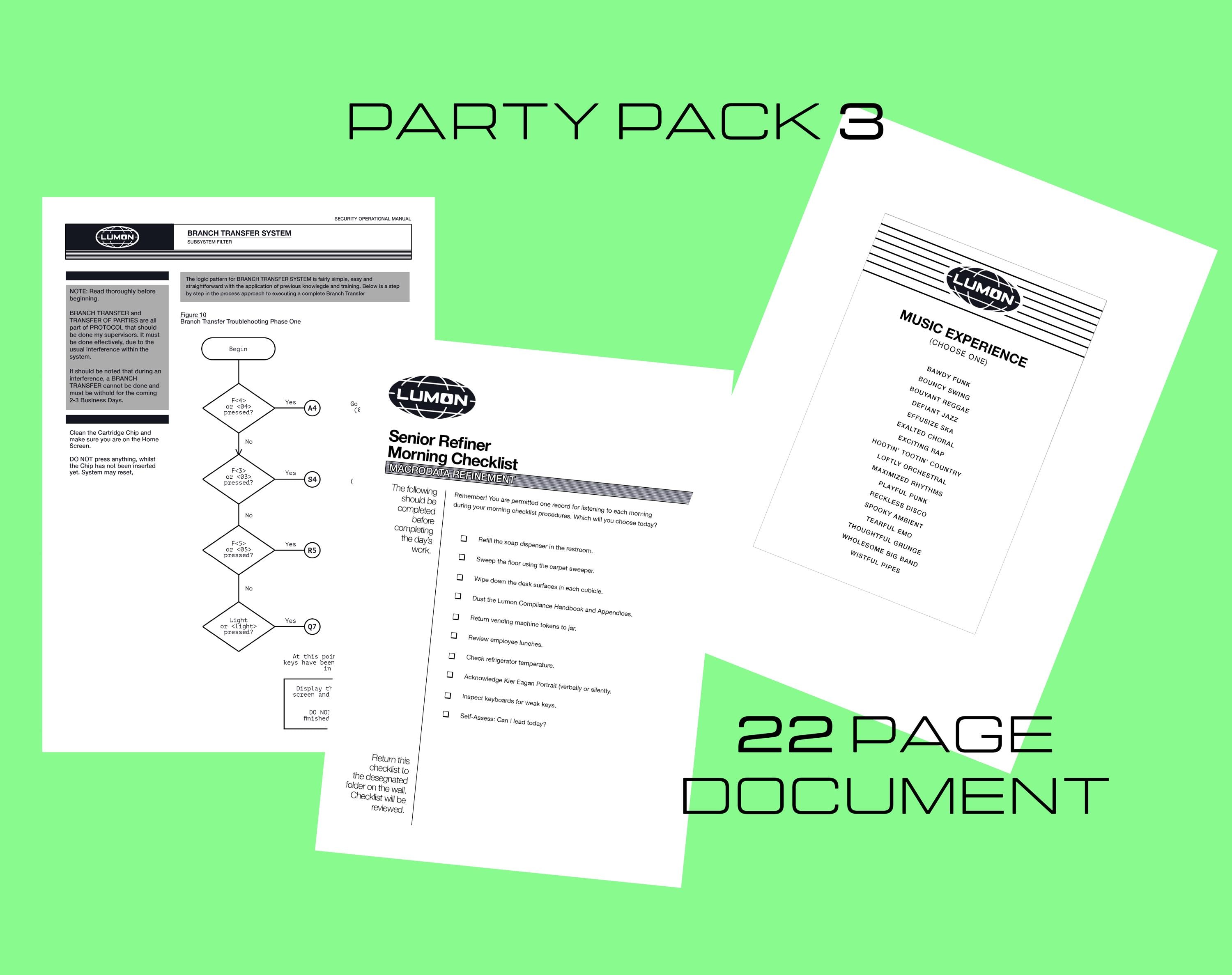 Refinement Checklist.pdf Severance Lumon Industries Digital Workplace Guide Inspired Prop ...