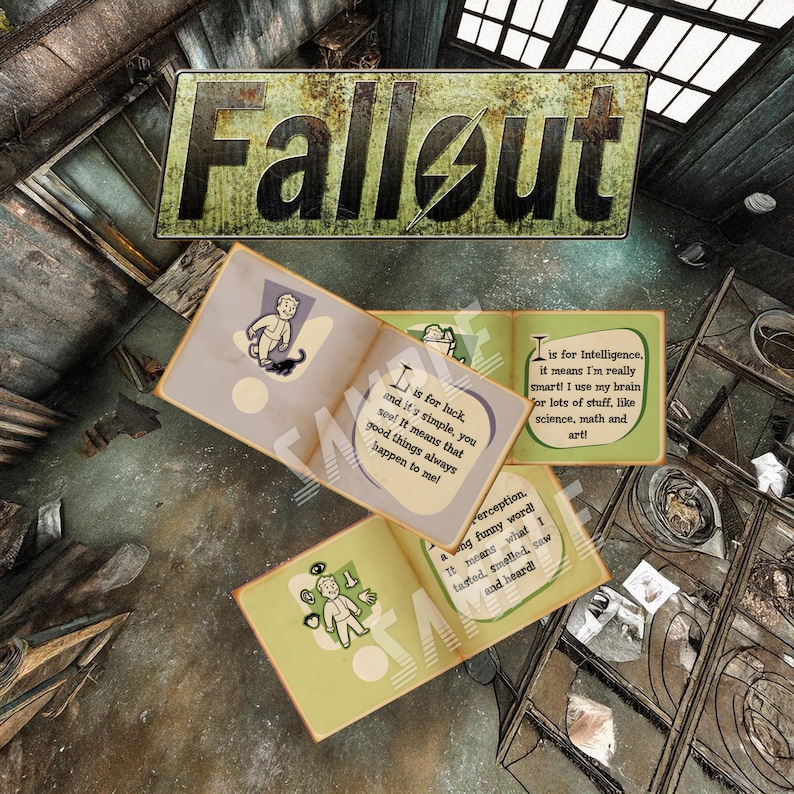 Fallflout Book Fallout Book - Youre Special Digital Download of a Post Apocalyptic ...