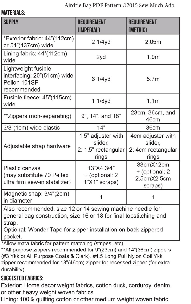 Modèle PDF de sac à couches Modèle de sac de voyage Sac Airdrie image 5