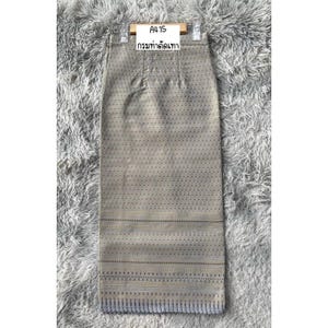 Sewn - Thai Salong - Silk - Fusible Web -Asian Salong - Woven Fabric - Lanna Style - Available in Two Colors