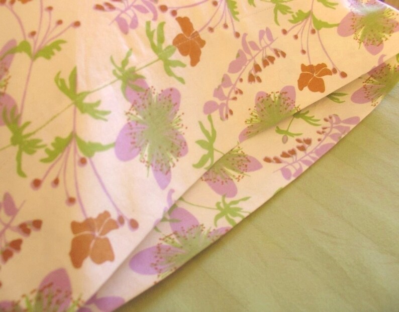 Garden Floral ORGANIC Cotton Pillowcase ToddlerTravel-Sized