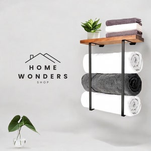 Towel rack etsy hotsell