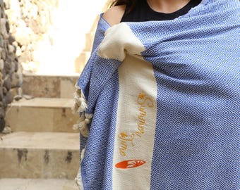 Personalized Beach Towel, Custom Name Towels, Summer Beach Essentials, Perfect Gift for Vacation, Bachelorette Party Towels, Bridesmaid Gift
