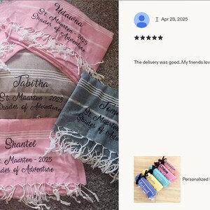 Personalized Beach Towel, Custom Name Beach Towels for Kids and Adults, Wholesale Towel for all events, Unique Gift Idea, Bath Decor Towels image 10