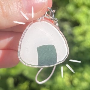 Onigiri | 1 Inch Acrylic Phone Charm