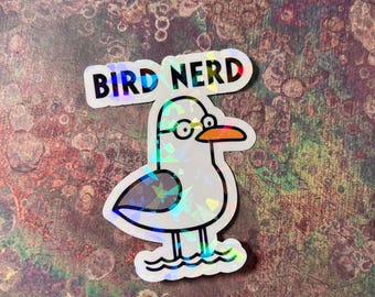 Bird Nerd Sticker