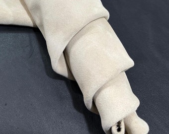Ante beige, piel flor premium para manualidades (1,2 m²)