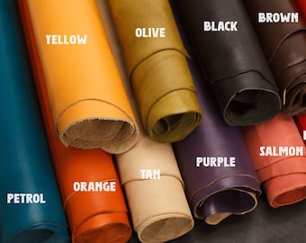 Vachetta Leather, 1.8-2.2 Sqm, 1.5-1.8 mm, Calf Skin, For Crafts, First Grade, Top Grain, Full Hide, Genuine Leather, Crazy Leather