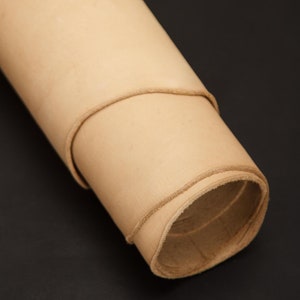 Vacchetta naturale, pelle marrone chiaro, 1,9 mq, 1,5-1,8 mm, pelle di vitello, artigianato, prima scelta, pieno fiore, pelle intera, vera pelle, pelle di vacchetta