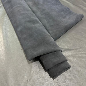 Cream Suede Leather, 1.2-1.4mm 1.2 sqm. Genuine Leather, Leather For Crafts, First Grade, Premium Leather, White Suede