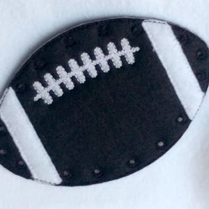 Tarjeta de cordones de fútbol - Tarjeta de costura de fútbol - Juguete educativo - Habilidades motoras finas - Coordinación mano-ojo #3808