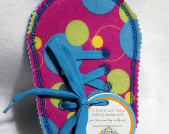 Felt Girls large circle Learn to Tie Your Shoe Great Educational learning toy # 3811