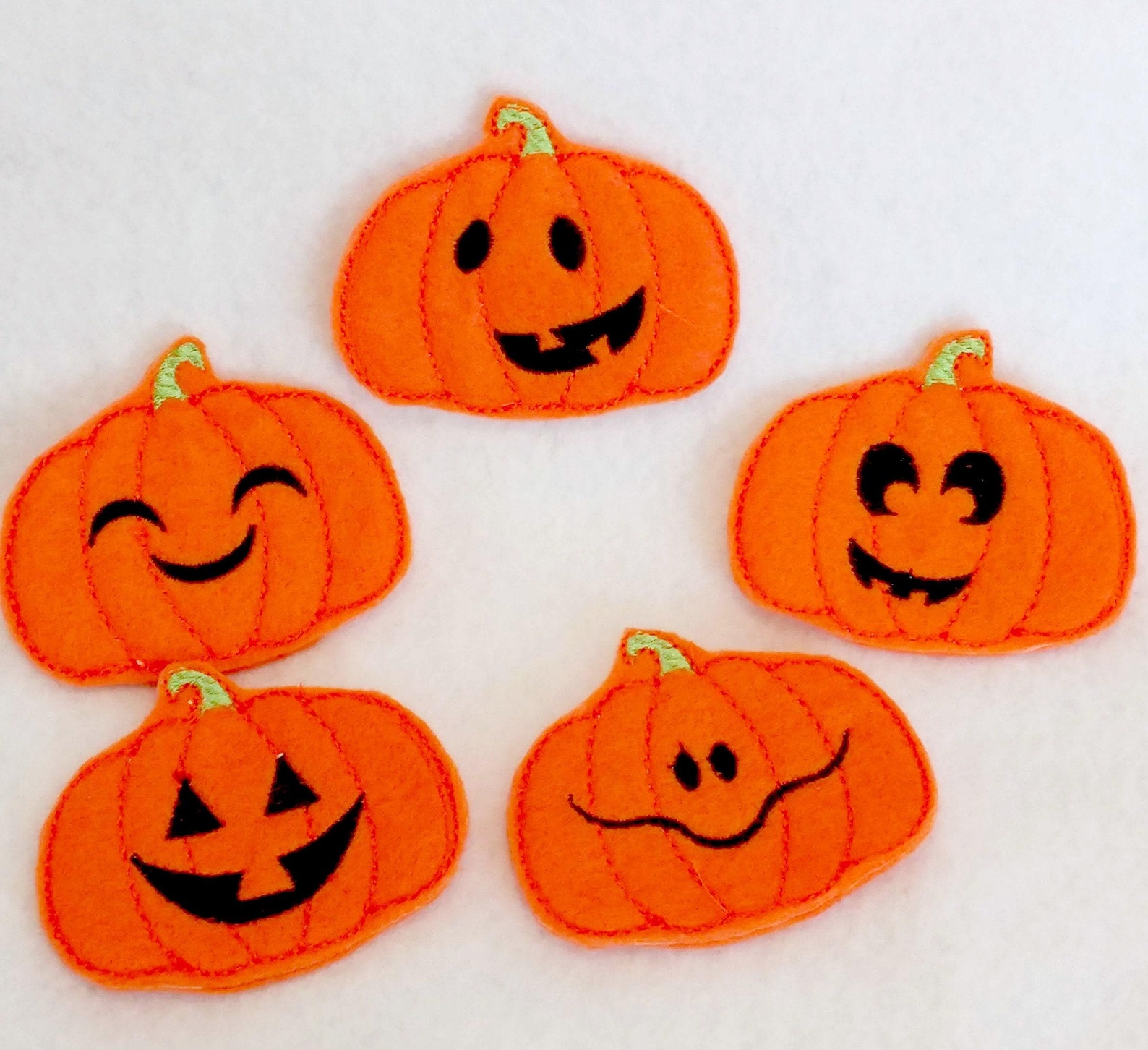 Five Little Pumpkin Quiet Book Page for Toddlers With 5 Pumpkin Finger ...