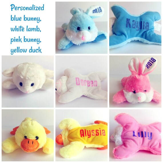 personalized easter stuffed animals