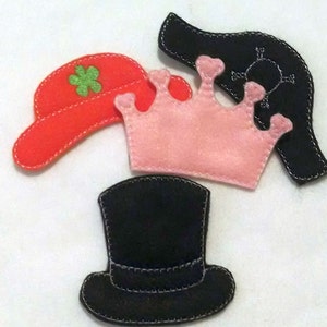 Hats addon for our Spud felt game set educational game learning toy Eco-Friendly 3879 image 3