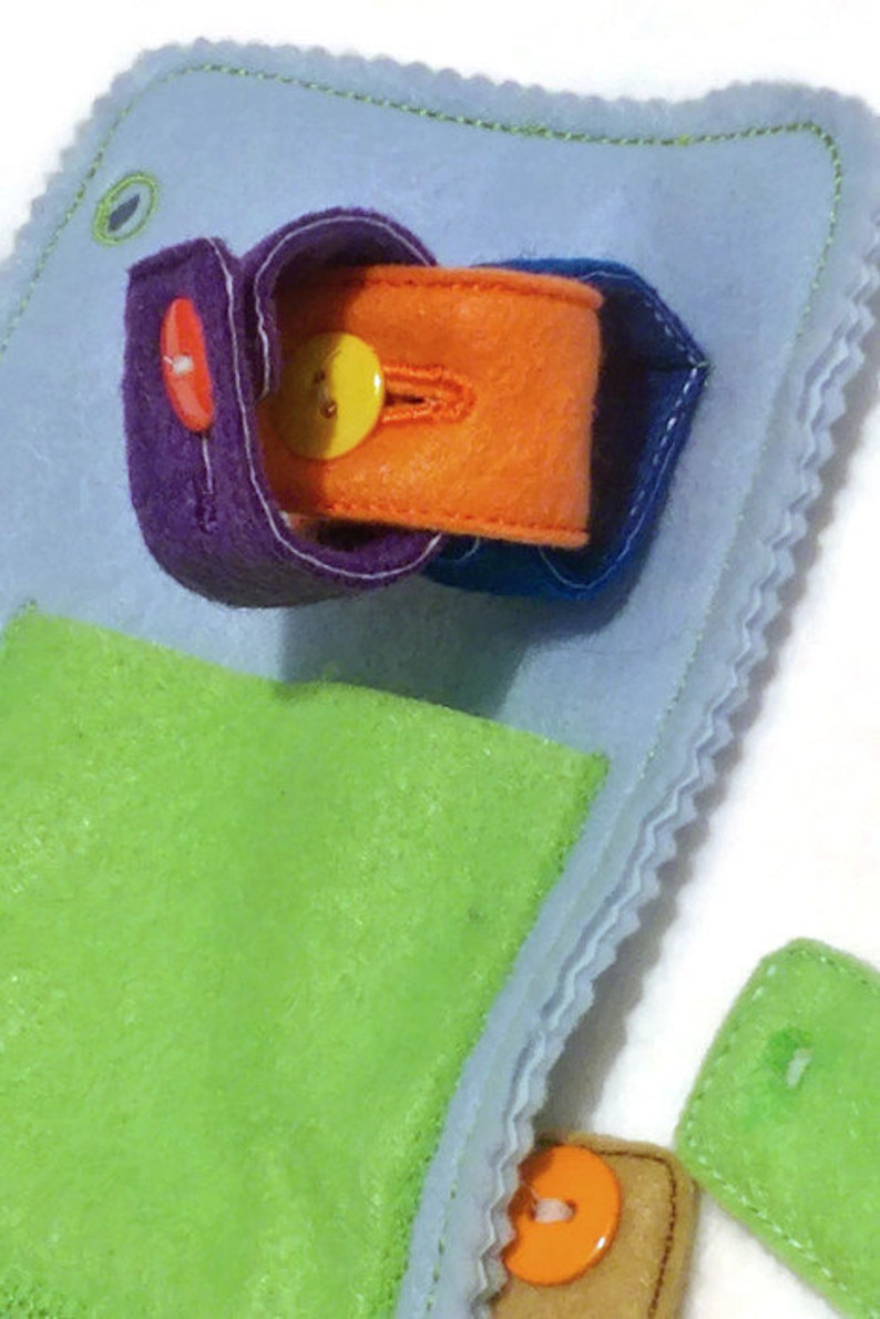 Felt Quiet Book Toddler Quiet Book Quiet Book Page Etsy