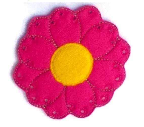Felt Flower Lacing Card - Fine Motor Skills Toy - Etsy