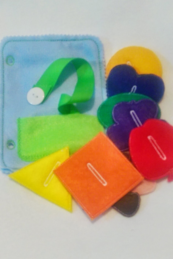 Felt quiet book - Toddler quiet book - Quiet book page - Toddler busy book - Busy book page - Felt busy book - Snake button page #QB25 Il_570xn