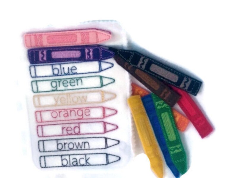 Download Crayon color matching Quiet book page educational game ...
